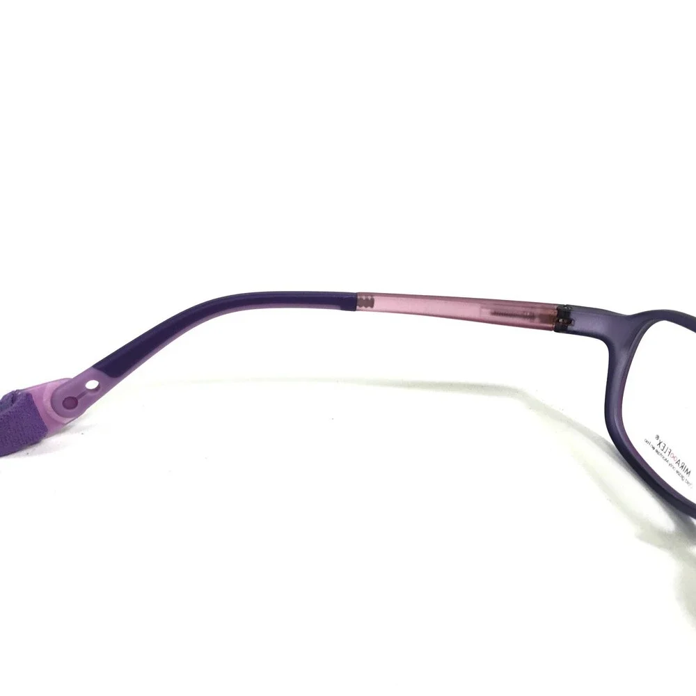 Miraflex Kids Goggles Eyeglasses Frames ERIC M.DARK PURPLE-M.PURPLE 14 47-18-125